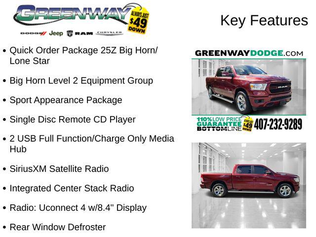 2019 RAM 1500 Big Horn/Lone Star Crew Cab 4x2 57 Box