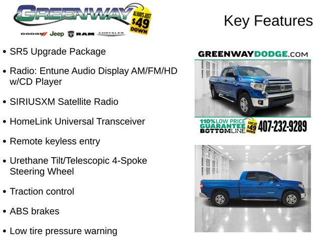 2017 Toyota Tundra SR5 5.7L V8