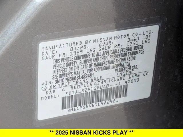 2025 Nissan Kicks S
