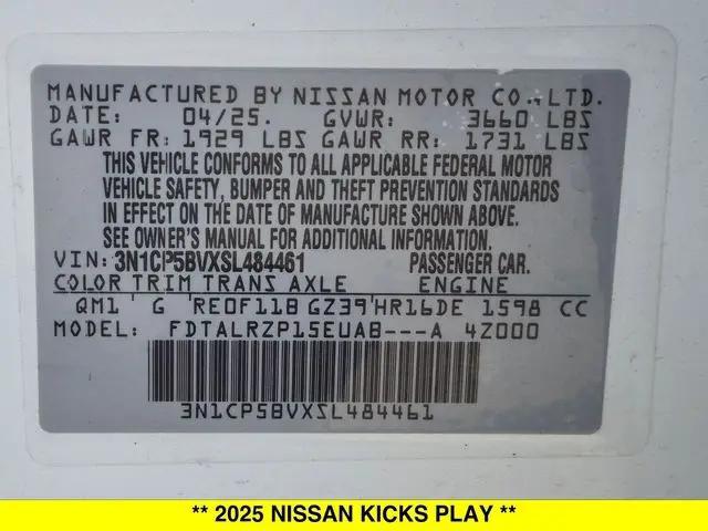 2025 Nissan Kicks S