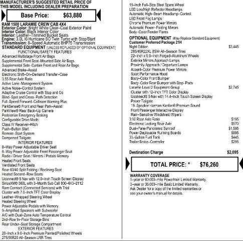 2026 RAM Ram 1500 RAM 1500 LARAMIE CREW CAB 4X4 57 BOX 2026 RAM Ram 1500 RAM 1500 LARAMIE CREW CAB 4X4 57 BOX