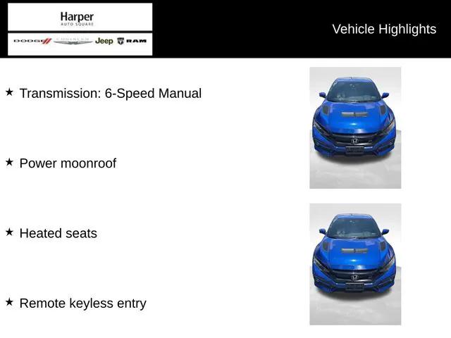 2020 Honda Civic Si Sedan