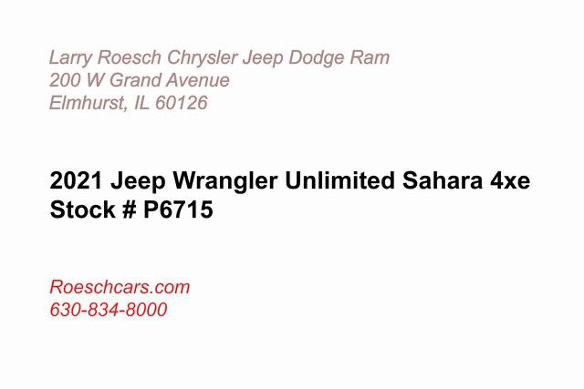 2021 Jeep Wrangler 4xe Unlimited Sahara 4x4