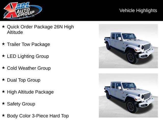 2022 Jeep Gladiator High Altitude 4x4