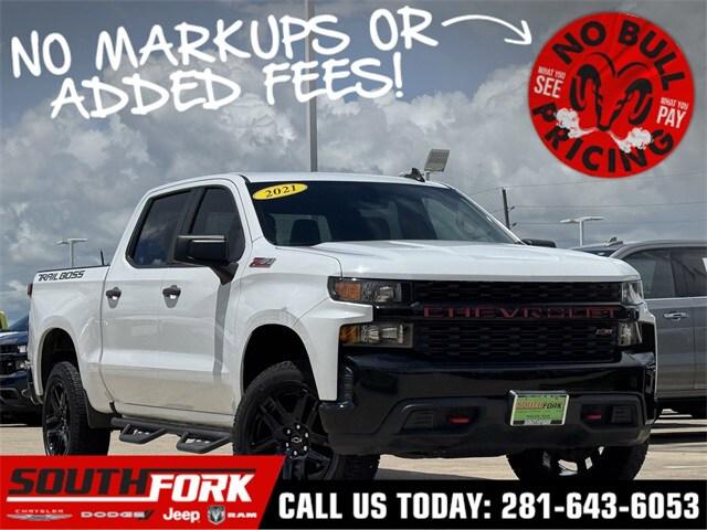 2021 Chevrolet Silverado 1500 4WD Crew Cab Short Bed Custom Trail Boss
