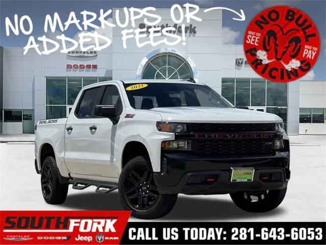 2021 Chevrolet Silverado 1500 4WD Crew Cab Short Bed Custom Trail Boss
