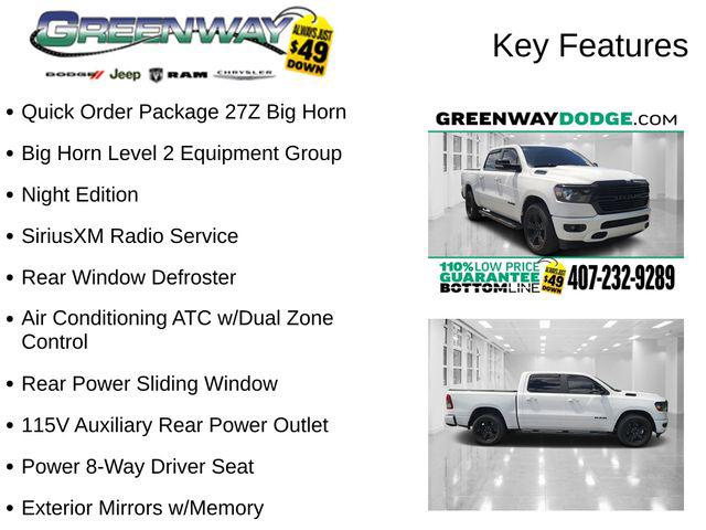 2021 RAM 1500 Big Horn Crew Cab 4x2 57 Box