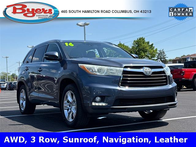 2016 Toyota Highlander Limited Platinum V6