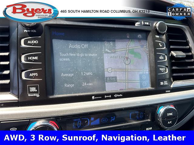 2016 Toyota Highlander Limited Platinum V6