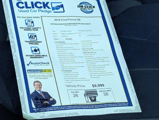 Used 2018 Ford Focus For Sale in Tucson, AZ