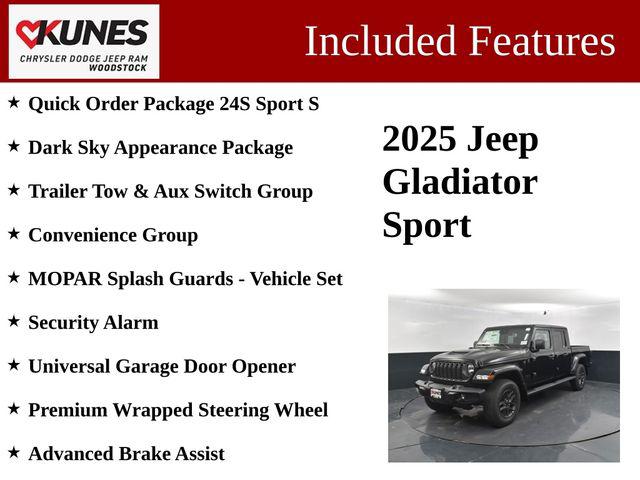 2025 Jeep Gladiator GLADIATOR SPORT S 4X4