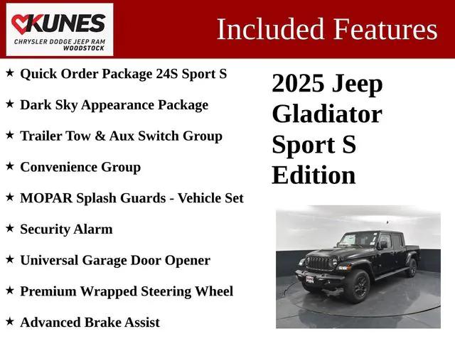 2025 Jeep Gladiator GLADIATOR SPORT S 4X4