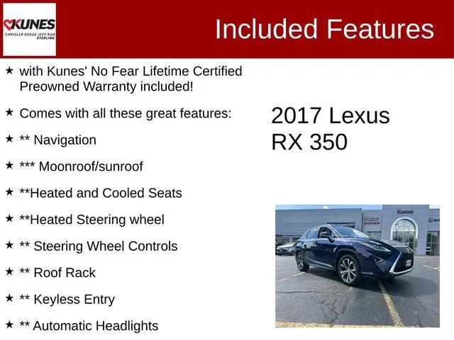2017 Lexus RX 350 350