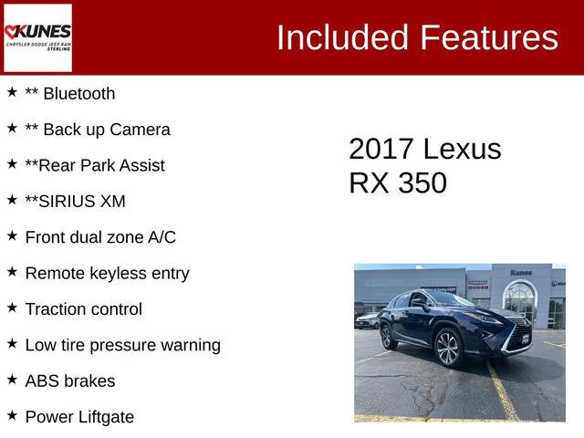 2017 Lexus RX 350 350