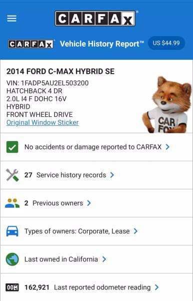 2014 Ford C-Max Hybrid SE