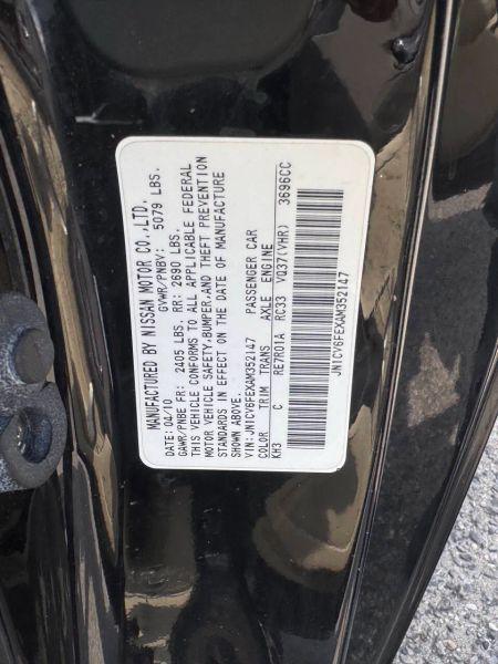 2010 INFINITI G37 G37