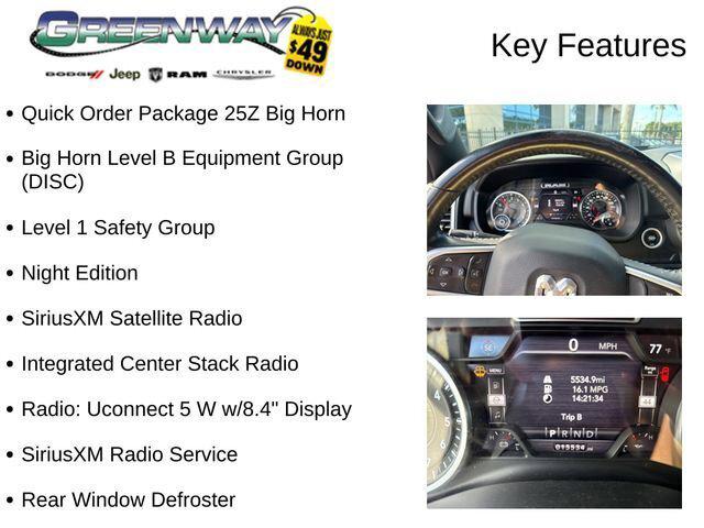 2022 RAM 1500 Big Horn Quad Cab 4x2 64 Box