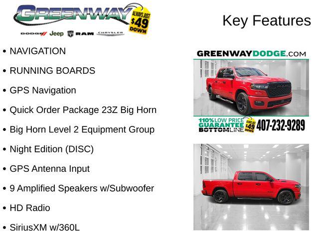 2025 RAM 1500 Big Horn Crew Cab 4x2 57 Box