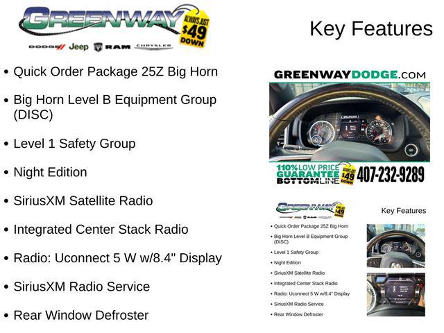 2022 RAM 1500 Big Horn Quad Cab 4x2 64 Box