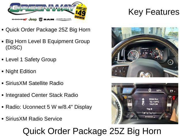 2022 RAM 1500 Big Horn Quad Cab 4x2 64 Box