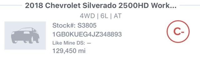 2018 Chevrolet Silverado 2500HD WT