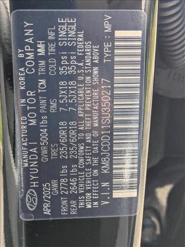 2025 Hyundai Tucson Hybrid SEL Convenience
