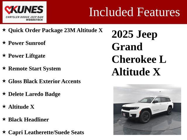 2025 Jeep Grand Cherokee GRAND CHEROKEE L ALTITUDE X 4X4