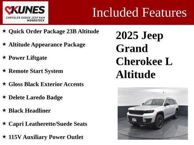 2025 Jeep Grand Cherokee GRAND CHEROKEE L ALTITUDE 4X4