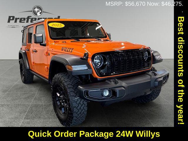 2025 Jeep Wrangler WRANGLER 4-DOOR WILLYS 2025 Jeep Wrangler WRANGLER 4-DOOR WILLYS