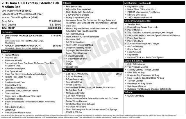 2015 RAM 1500 Express