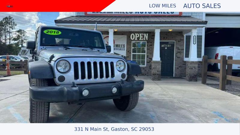 2018 Jeep Wrangler JK Unlimited Sport S 4x4