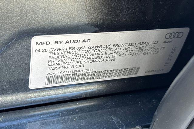 2025 Audi S8 TFSI quattro Tiptronic