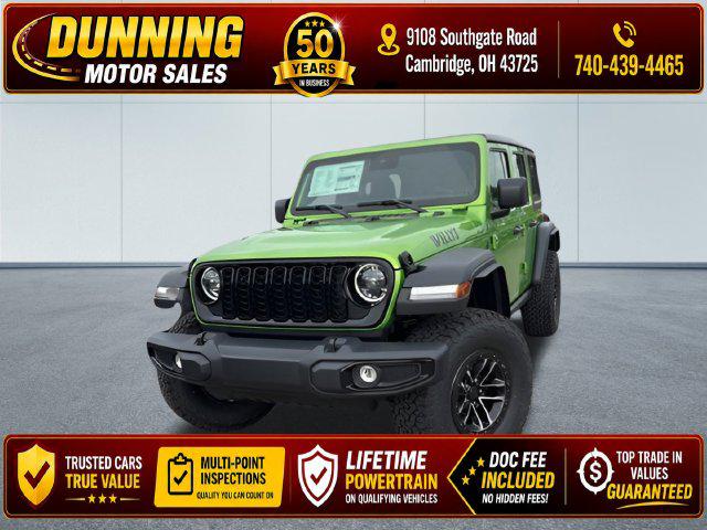 2025 Jeep Wrangler 4-Door Willys 4x4 for sale in Cambridge, OH