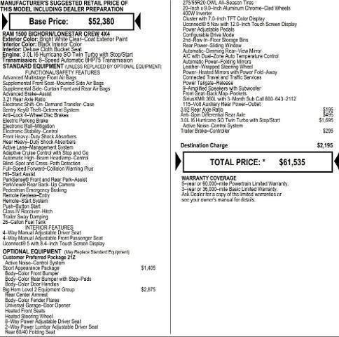 2026 RAM Ram 1500 RAM 1500 BIG HORN CREW CAB 4X4 57 BOX 2026 RAM Ram 1500 RAM 1500 BIG HORN CREW CAB 4X4 57 BOX