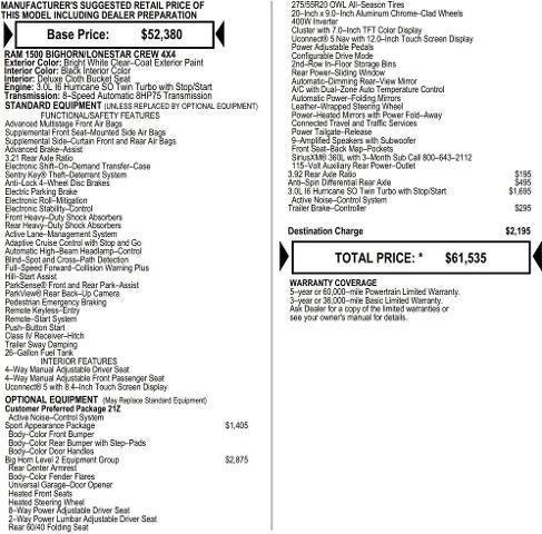 2026 RAM Ram 1500 RAM 1500 BIG HORN CREW CAB 4X4 57 BOX 2026 RAM Ram 1500 RAM 1500 BIG HORN CREW CAB 4X4 57 BOX