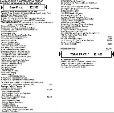 2026 RAM Ram 1500 RAM 1500 BIG HORN CREW CAB 4X4 57 BOX 2026 RAM Ram 1500 RAM 1500 BIG HORN CREW CAB 4X4 57 BOX