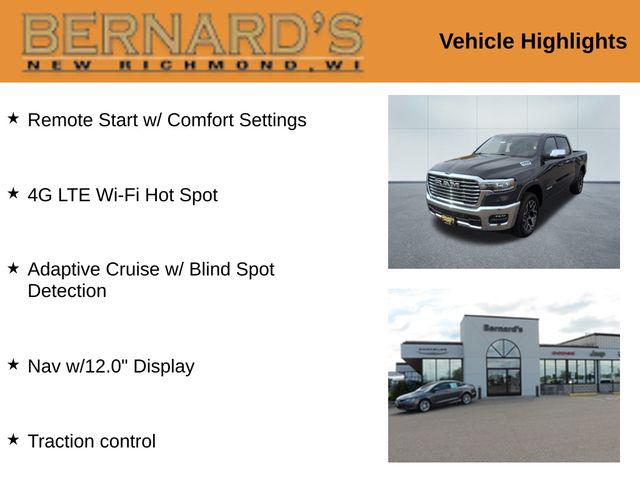2026 RAM Ram 1500 RAM 1500 LARAMIE CREW CAB 4X4 57 BOX