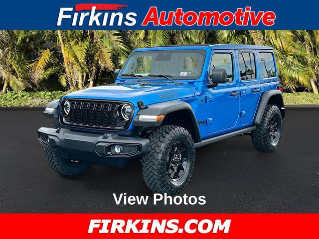 2025 Jeep Wrangler WRANGLER 4-DOOR WILLYS 2025 Jeep Wrangler WRANGLER 4-DOOR WILLYS