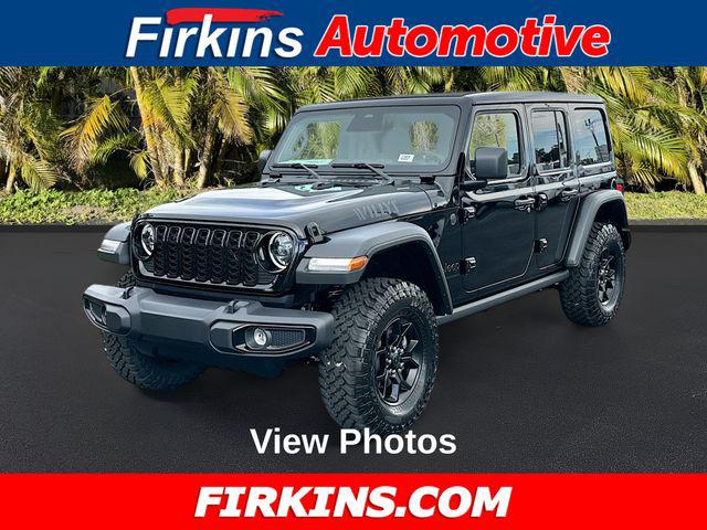 2025 Jeep Wrangler WRANGLER 4-DOOR WILLYS 2025 Jeep Wrangler WRANGLER 4-DOOR WILLYS