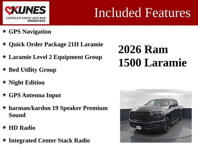 2026 RAM Ram 1500 RAM 1500 LARAMIE CREW CAB 4X4 57 BOX