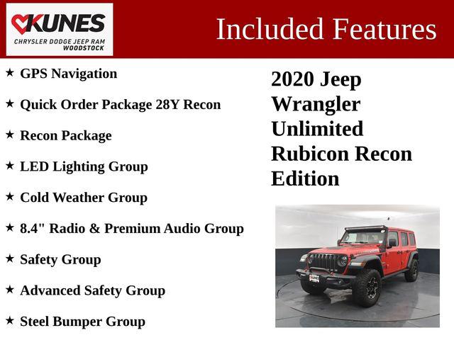 2020 Jeep Wrangler Unlimited Rubicon Recon 4X4