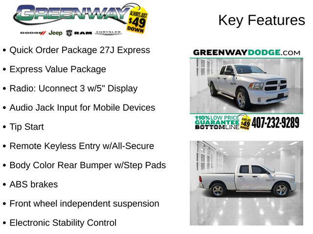 2017 RAM 1500 Express Quad Cab 4x2 64 Box