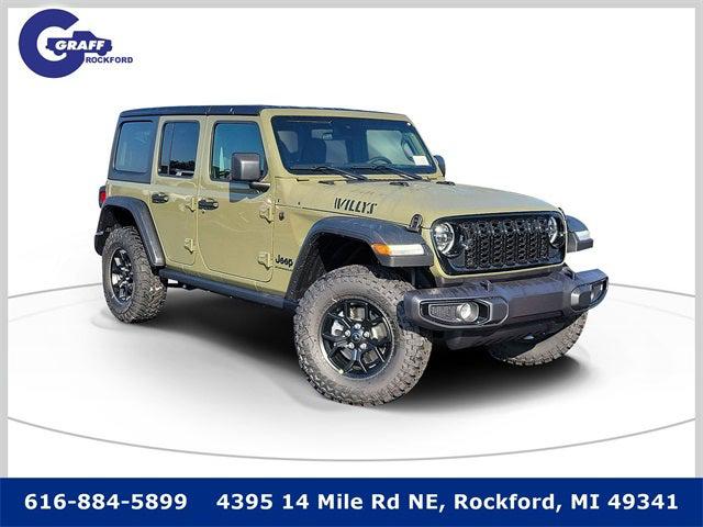 2025 Jeep Wrangler WRANGLER 4-DOOR WILLYS 2025 Jeep Wrangler WRANGLER 4-DOOR WILLYS