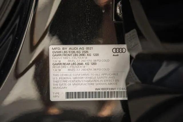 2021 Audi Q3 Premium Plus 45 TFSI S line quattro Tiptronic