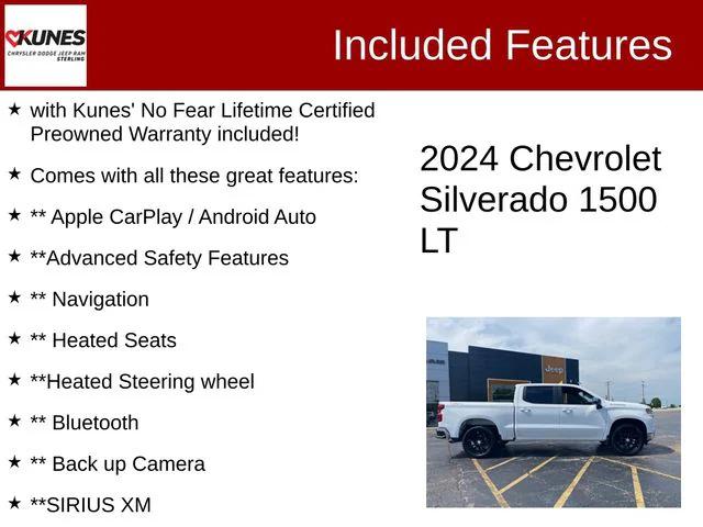 2024 Chevrolet Silverado 1500 4WD Crew Cab Standard Bed LT