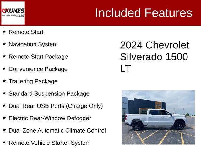 2024 Chevrolet Silverado 1500 4WD Crew Cab Standard Bed LT