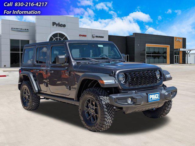 2025 Jeep Wrangler 4-Door Willys 4x4 for sale in Floresville, TX