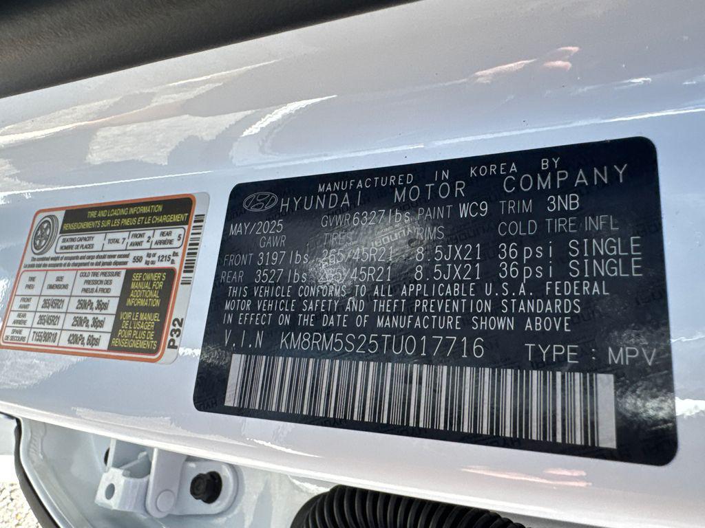 New 2026 White Pearl HYUNDAI Calligraphy FWD image 24