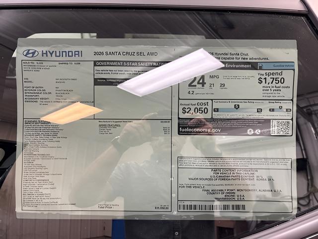 2026 Hyundai Santa Cruz SEL