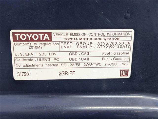 Used 2010 Toyota Camry XLE V6 Front Wheel Drive Sedan